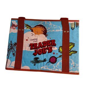 NWT Trader Joe’s stand-Up Collapsible Reusable Hard Side Sturdy  Grocery Bag-C